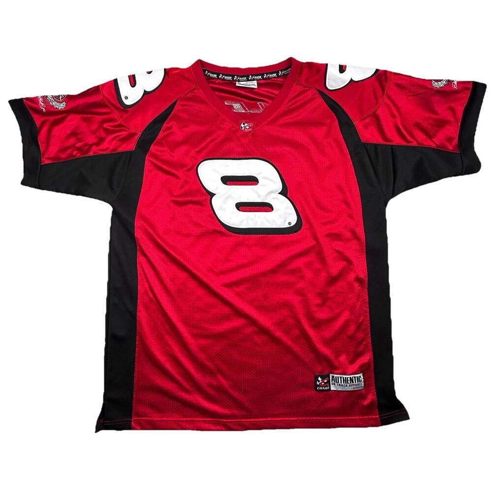 Dale Earnhardt Jr Jersey Mens XL Football Style Chase Authentics On-Track NASCAR
